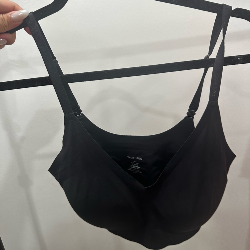 Calvin Klein Sleek Black Bralette